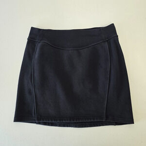 Lululemon Scuba High Rise Mini Skirt Women's L Black